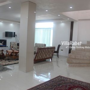 اجاره ویلا سه خوابه لوکس چالوس دید عالی به نمک آبرود