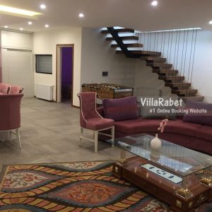 اجاره ویلا سه خوابه محمودآباد لاکچری با بیلیارد و فوتبال دستی