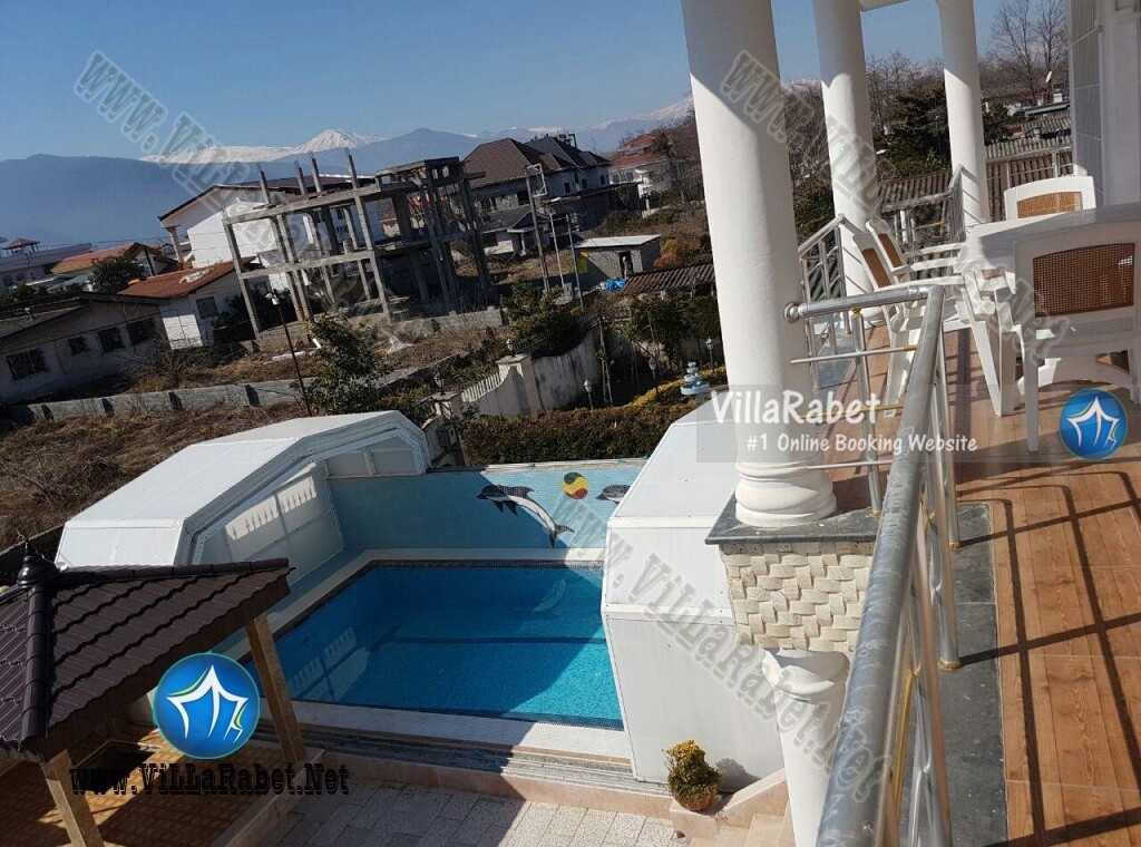 اجاره ویلا متل قو با استخر سقف متحرک