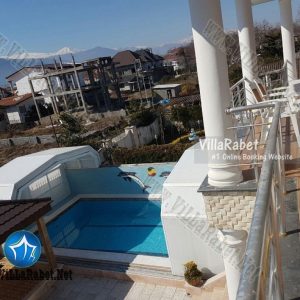 اجاره ویلا متل قو با استخر سقف متحرک