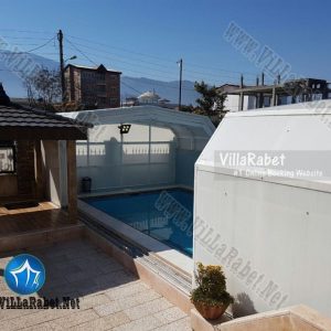 اجاره ویلا متل قو با استخر سقف متحرک