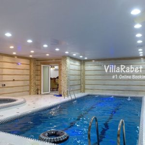 اجاره ویلای استخردار با جکوزی در چالوس سه خوابه